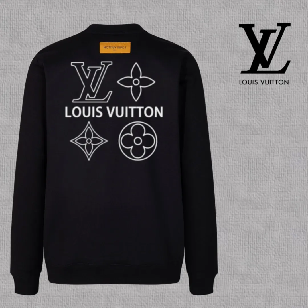 🅿️250 hot style on the shelves🔥❗ 💫〖Louis Vuitton LV〗 Fashionable round neck sweatshirt, casually matched with various styles, it is perfectly handsome😎The whole dress is made of double waistcoats, which makes the whole dress more three-dimensional. Not ordinary factories can do such fine work. The 2025 spring style counters are on sale, exquisite round neck terry sweatshirt, high-end double-strand pure cotton Customized drawstring ribs are dyed in the same vat and are complete with three standards. The chest craftsmanship adopts a simple and elegant pattern on the chest, which is easy to control for any age group! Fit and comfortable! Customized thickened 440g terry sweatshirt fabric, soft and comfortable to the touch, with a three-dimensional shape! 🙌🏻 It’s also very breathable, so it’s a versatile style that can be worn with any outfit! ✔Color: Black White Apricot Size: S M L XL 2XL